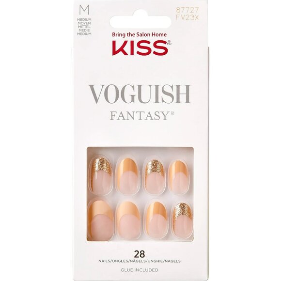 KISS Voguish Fantasy Medium Length Nails - Palm Trees - Picture 1 of 6